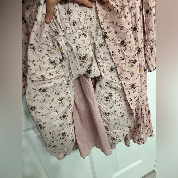 Madewell Lizzie Babydoll Dress in Fresh Sprigs - Picture 9 of 10